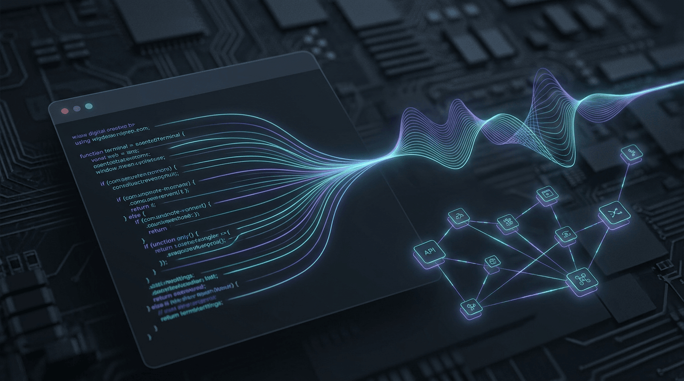 ElevenLabs API — kod i fala dźwiękowa, interfejs programistyczny do syntezy głosu