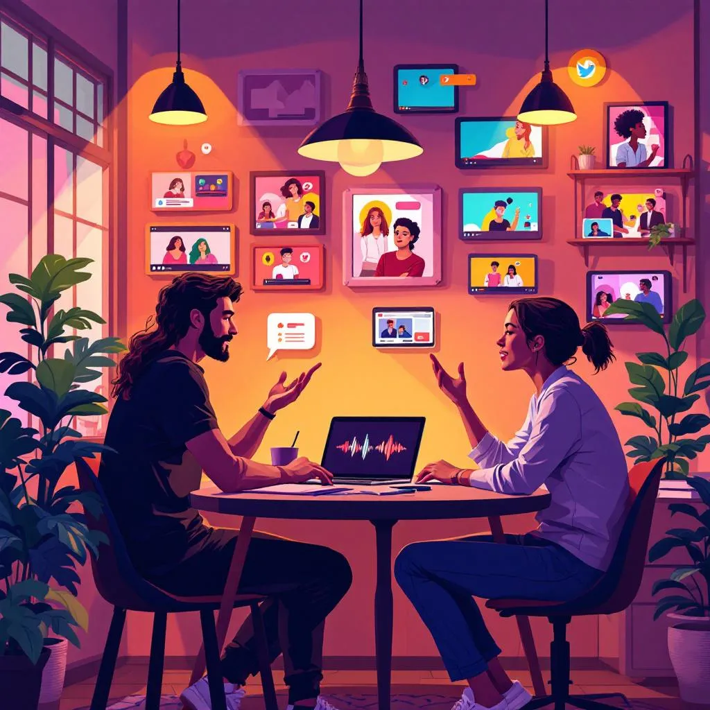 Generowane przez AI voiceovery w mediach społecznościowych