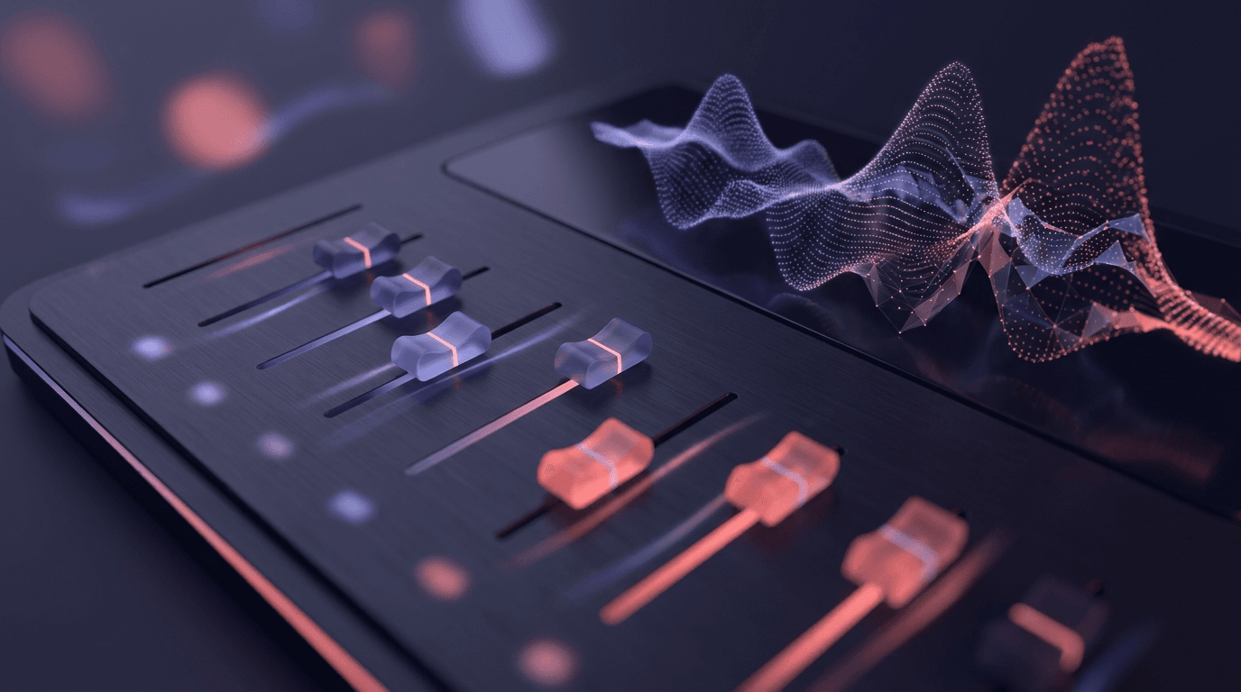 Atrybuty głosu w Voice Design — wiek, akcent, ton, tempo jako suwaki